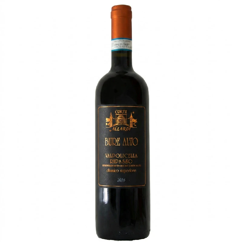 Valpolicella Ripasso Bure Alto DOC 0,75 L – Corte Aleardi 25290 by Corte Aleardi color Svart