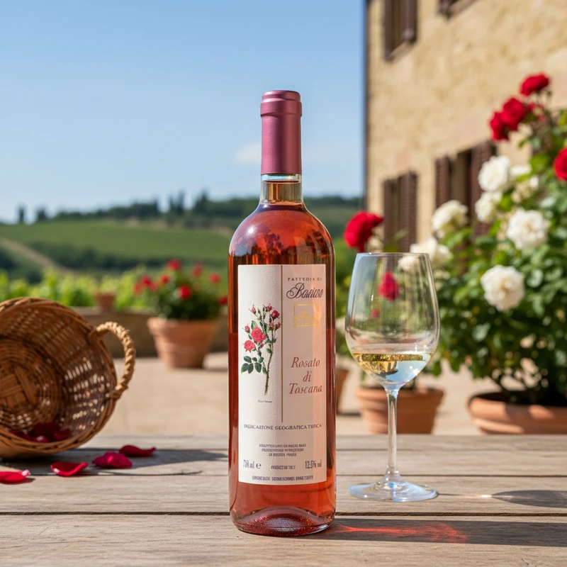 Rosato Toscana IGT 2024 0,75 L – Basciano 25316 by Basciano color Svart