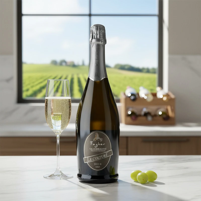 Prosecco Valdobbiadene Fagher DOCG 0,75 L – Le Colture 25337 by Le Colture color Svart