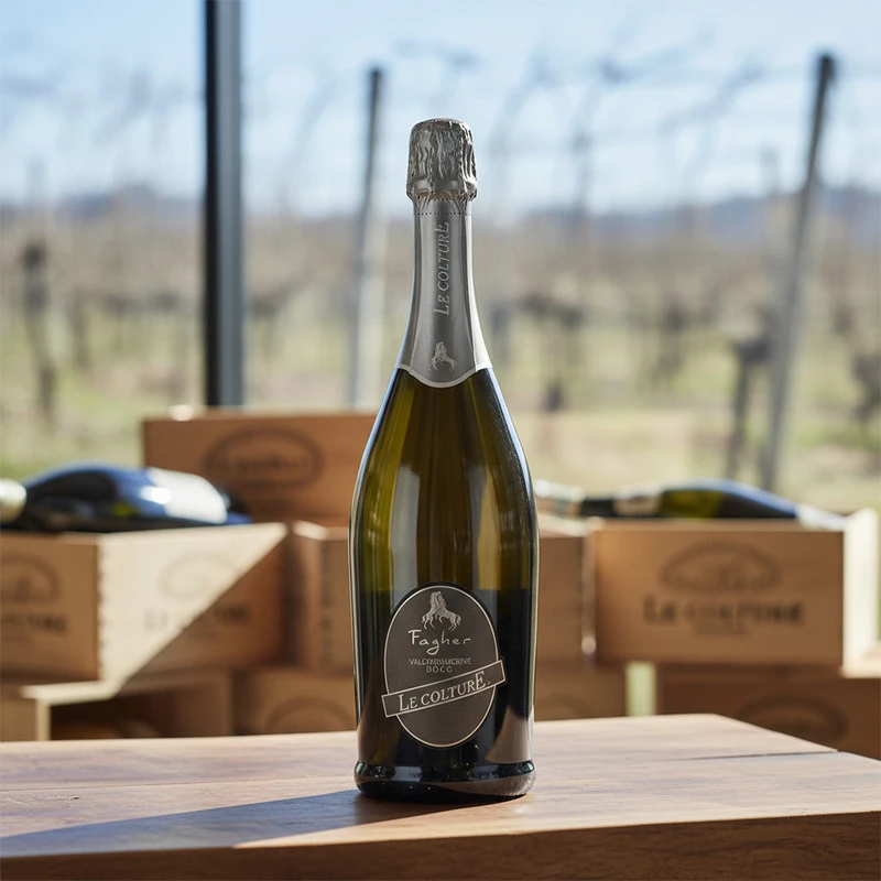 Prosecco Valdobbiadene Fagher DOCG 3 L Holzkiste – Le Colture 25343 by Le Colture color Svart
