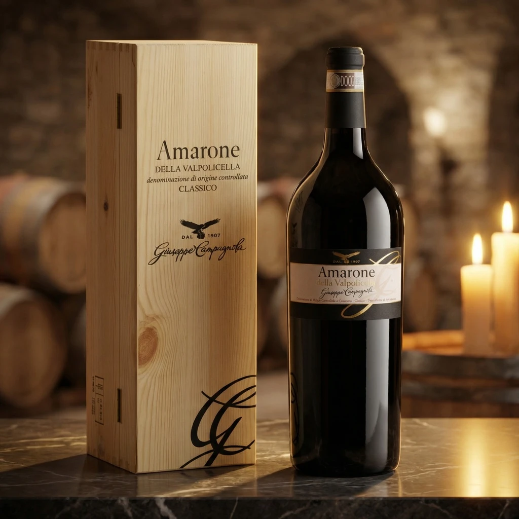 Amarone Classico DOCG 1,5 l Holzkiste – Campagnola 25368 by Campagnola color Svart