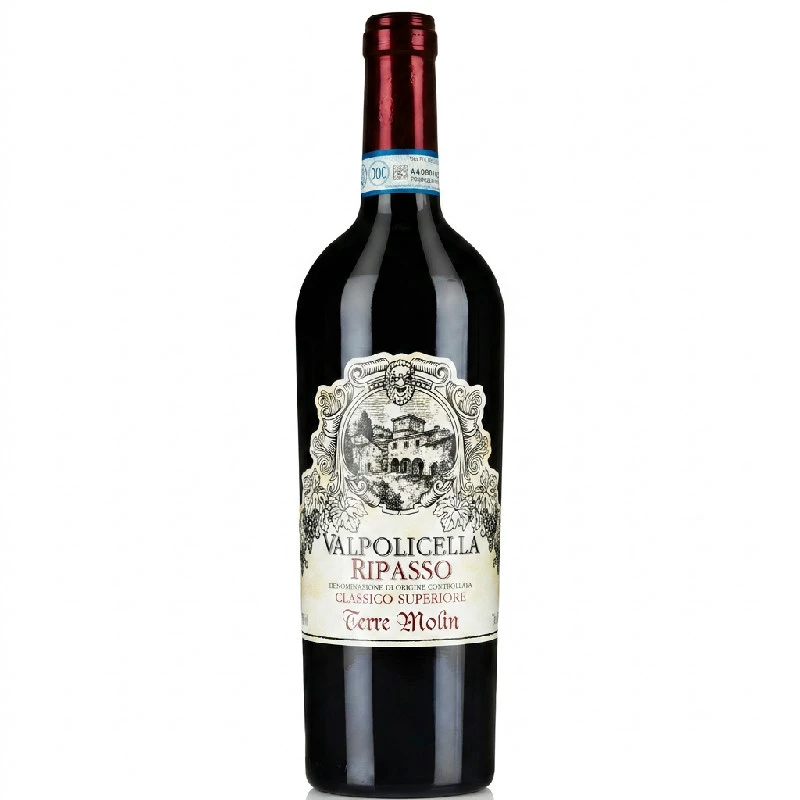 Valpolicella Superiore Ripasso DOC 0,75 L – Terre Molin 25376 by Terre Molin color Svart