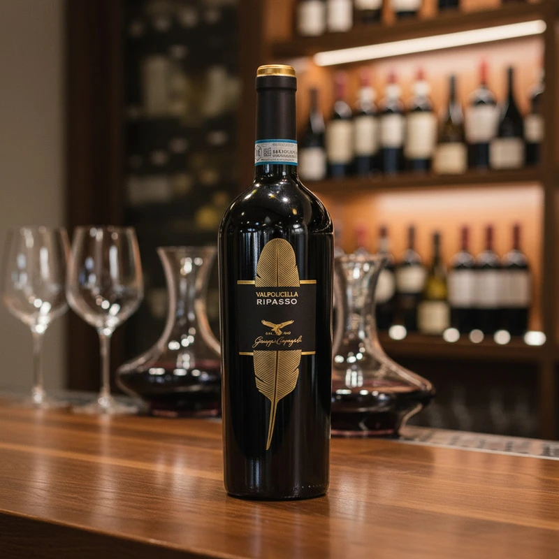 Valpolicella Superiore Ripasso DOC La Piuma 2023 0,75 L – Campagnola 25378 by Campagnola color Svart