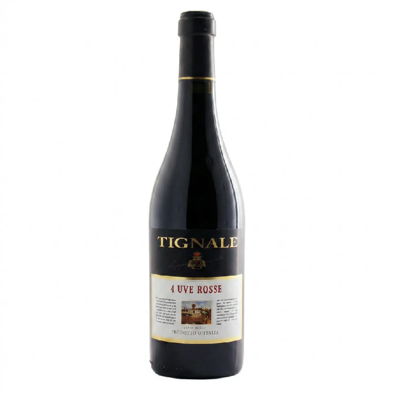 Tignale 4 Uve Rosse Rotwein 0,75 L 25380 by Tignale color Svart