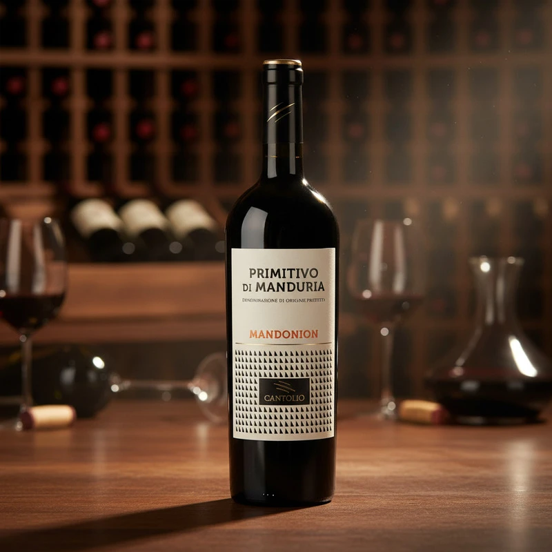 Primitivo di Manduria DOP Mandonion 0,75 L – Cantolio 25398 by Cantolio color Svart