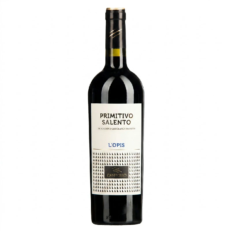 Primitivo del Salento IGT L’Opis 2023 0,75 L – Cantolio 25400 by Cantolio color Svart