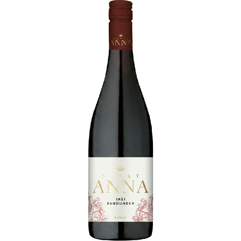 Spätburgunder Pinot Noir Pfalz 0,75 L – Sankt Anna 25805 by Sankt Anna color Svart