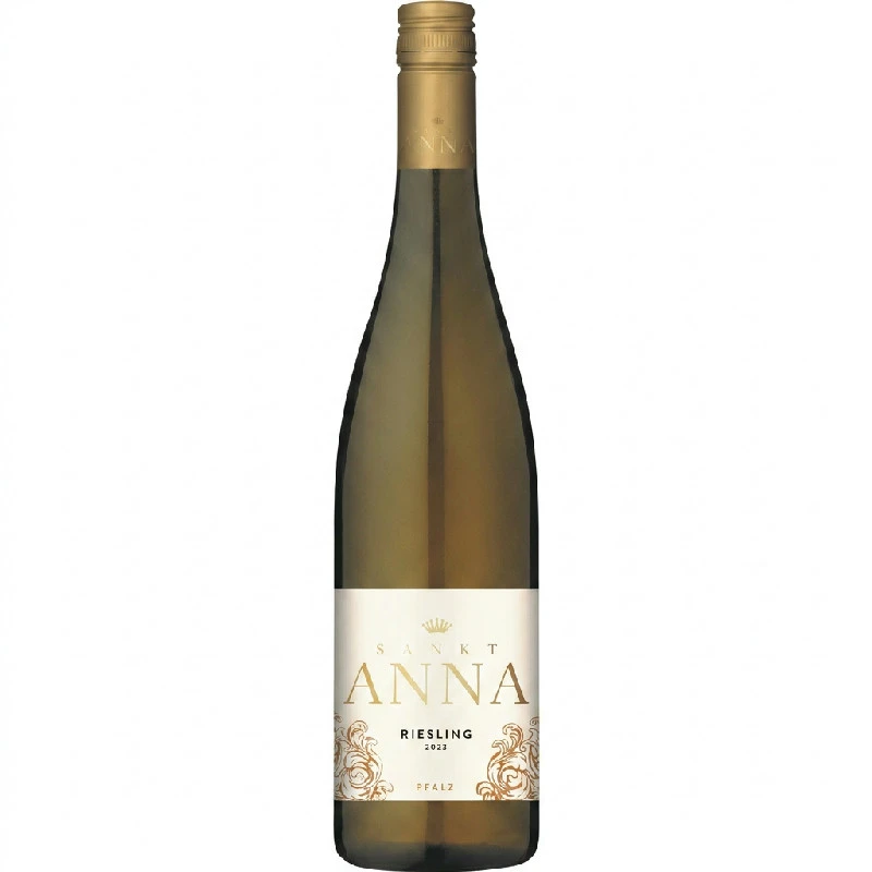 Riesling Feinherb 0,75 L – Sankt Anna 25807 by Sankt Anna color Svart