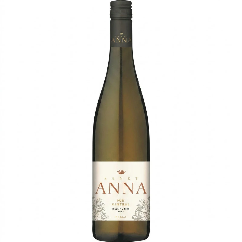 Riesling Dry Pur Mineral 2024 0,75 L – Sankt Anna 25806 by Sankt Anna color Svart