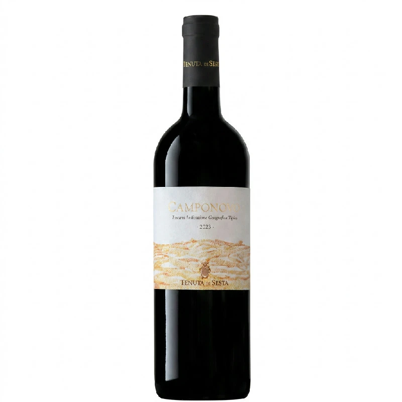 Camponovo Rosso Toscana IGT 2023 0,75 L – Tenuta di Sesta 26011 by Tenuta di Sesta color Svart