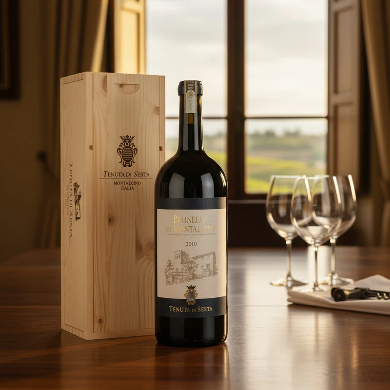 Brunello Magnum DOCG 2020 1,5 L Holzkiste – Tenuta di Sesta 26014 by Tenuta di Sesta color Svart