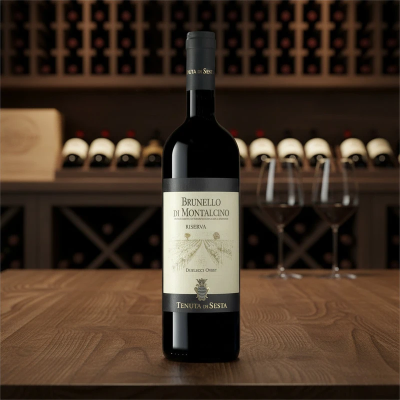 Brunello di Montalcino Riserva DOCG 0,75 L – Tenuta di Sesta 26016 by Tenuta di Sesta color Svart