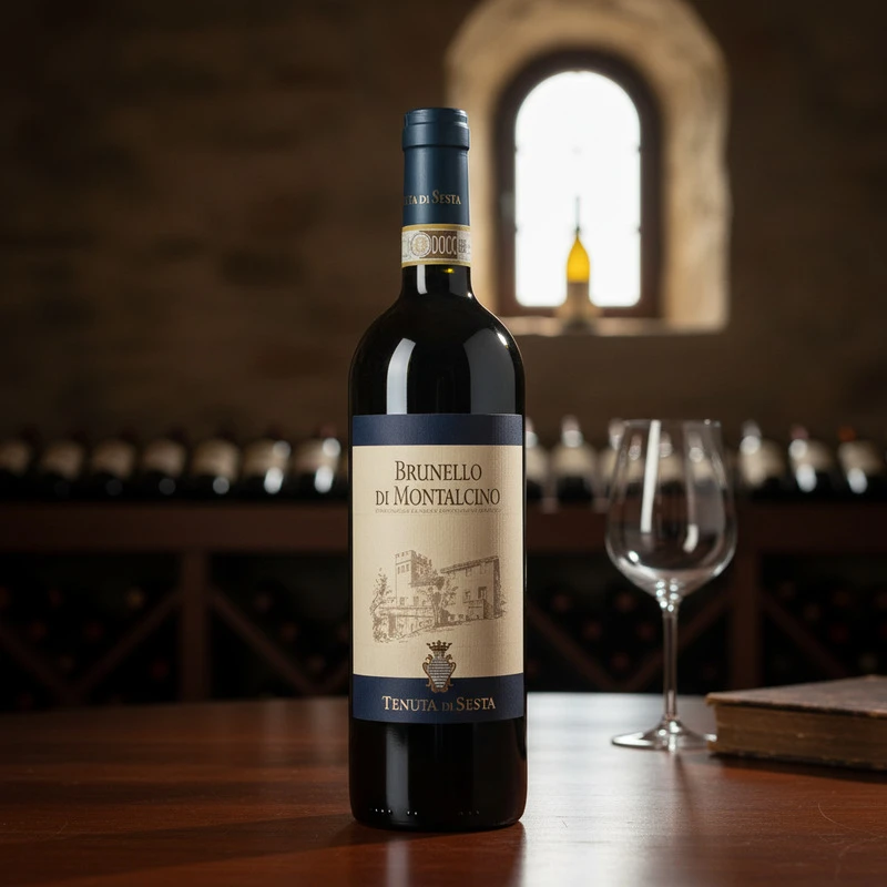 Brunello di Montalcino DOCG 2017 0,75 L – Tenuta di Sesta 26017 by Tenuta di Sesta color Svart