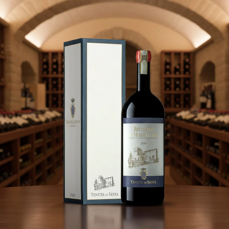 Brunello Magnum DOCG 1,5 L Geschenkkarton – Tenuta di Sesta 26019 by Tenuta di Sesta color Svart