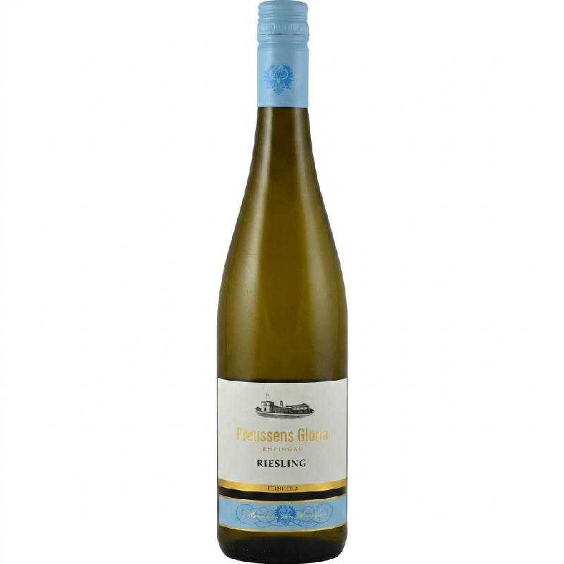 Riesling Feinherb Rheingau 2024 0,75 L – Rheinhartshausen 26025 by Rheinhartshausen color Svart