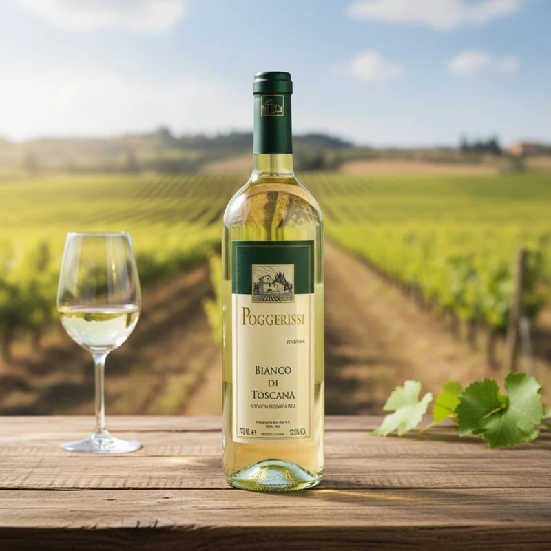 Bianco di Toscana IGT 2024 0,75 L – Poggerissi 26031 by Poggerissi color Svart