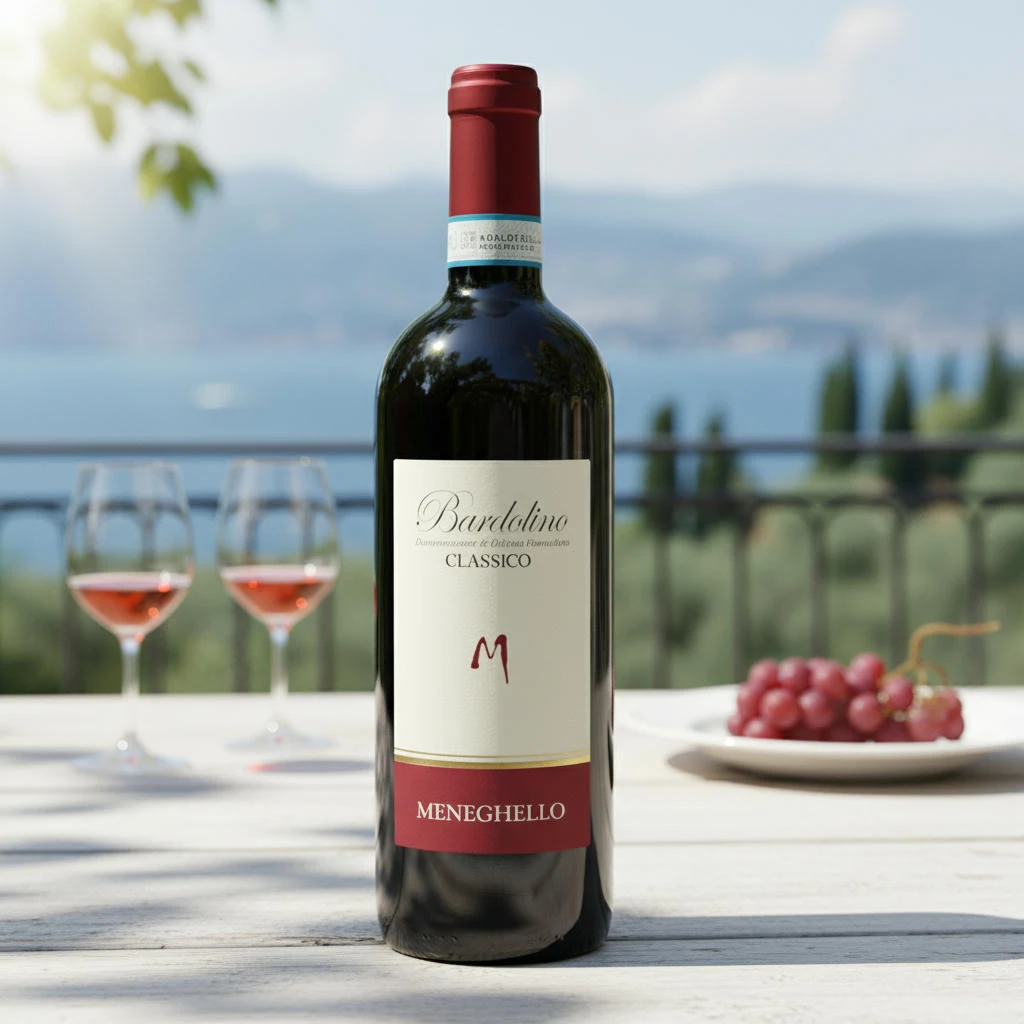 Bardolino Classico DOC 0,75 L – Meneghello 26038 by Meneghello color Svart
