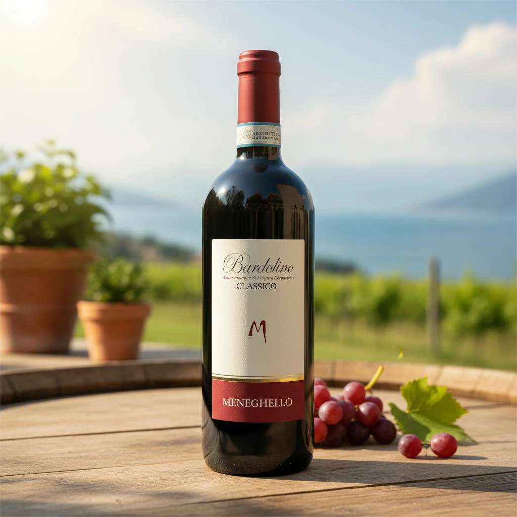 Bardolino Classico DOC 0,75 L – Meneghello 26038 by Meneghello color Svart