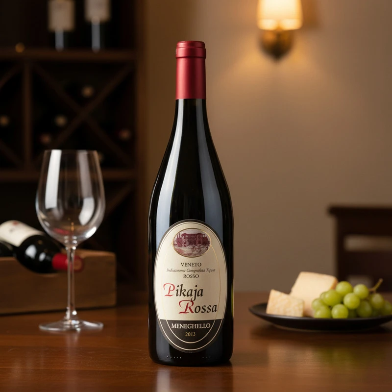 Pikaja Rossa DOC 17,5 % 0,75 L – Meneghello 26040 by Meneghello color Svart