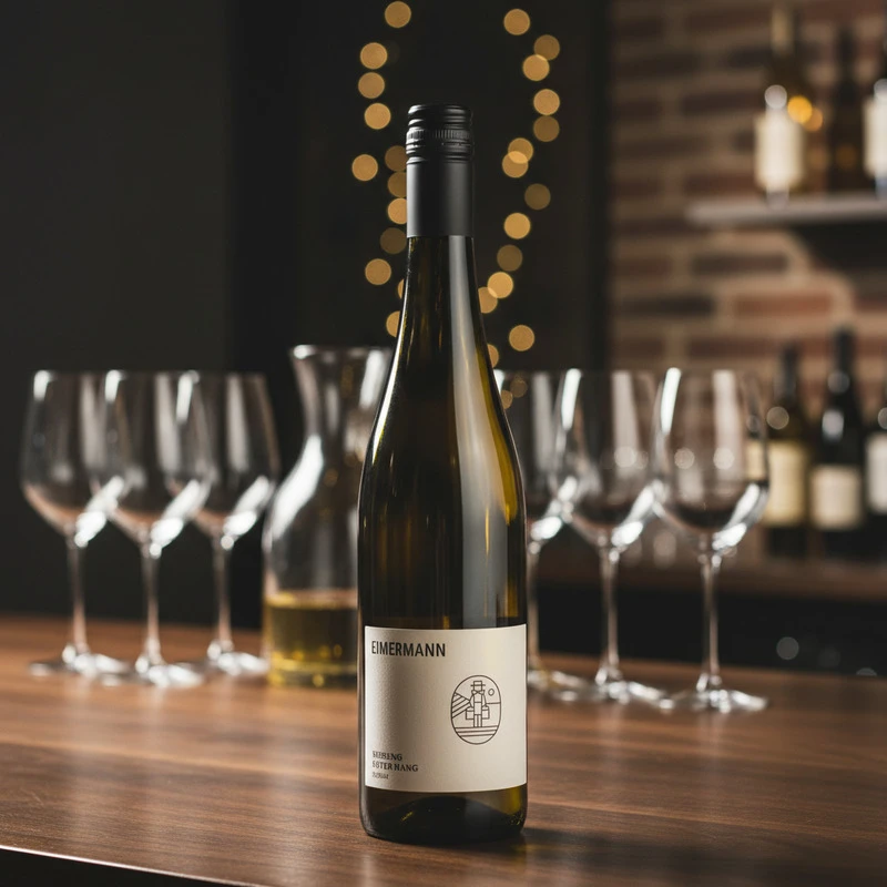 Riesling Roter Hang 2024 0,75 L – Eimermann 26071 by Eimermann color Svart