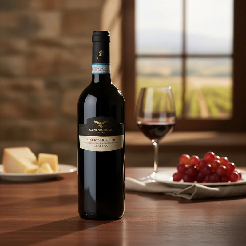 Valpolicella Classico DOC 0,75 L – Campagnola 26080 by Campagnola color Svart