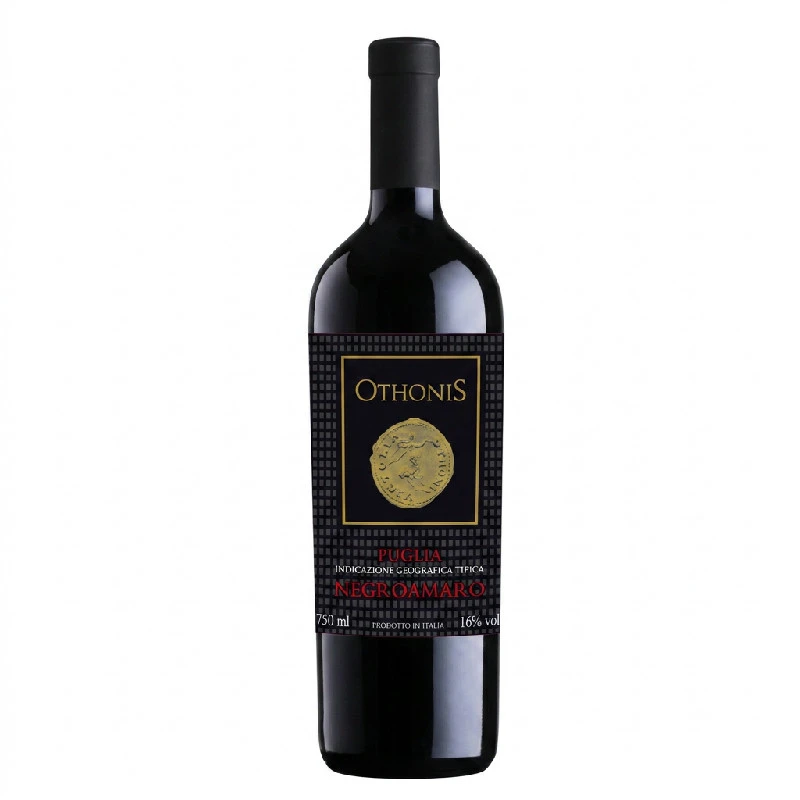 Negroamaro IGT Puglia 16 % 0,75 L – Othonis 26085 by Cantolio color Svart