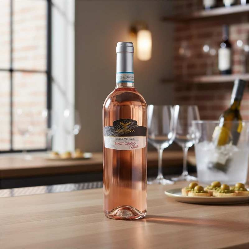 Pinot Grigio Blush Rosé 0,75 L – Campagnola 26095 by Campagnola color Svart