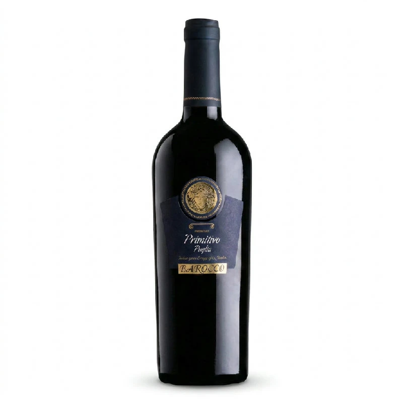 Primitivo Puglia IGT 0,75 L – Barocco 26096 by Barocco color Svart