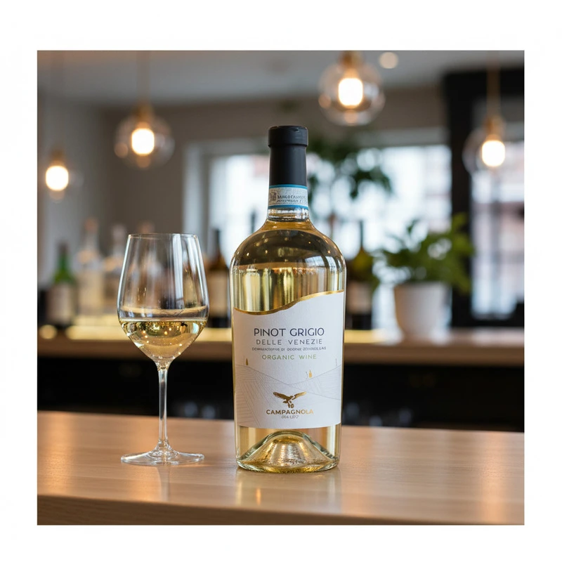 Pinot Grigio delle Venezie DOC L’Org 0,75 L – Campagnola 26097 by Campagnola color Svart