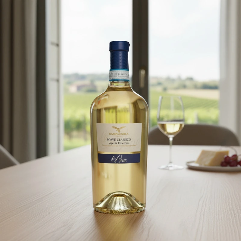 Soave Classico Le Bine DOC 0,75 L – Campagnola 26100 by Campagnola color Svart