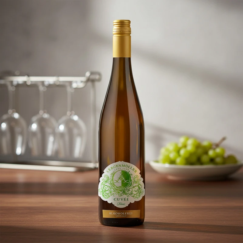 Cuvée Blanc Riesling alkoholfrei 0,75 L – Lergenmüller 26455 by Lergenmüller color Svart