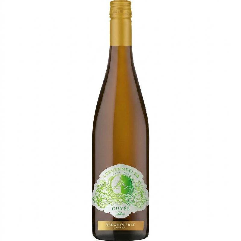 Cuvée Blanc Riesling alkoholfrei 0,75 L – Lergenmüller 26455 by Lergenmüller color Svart