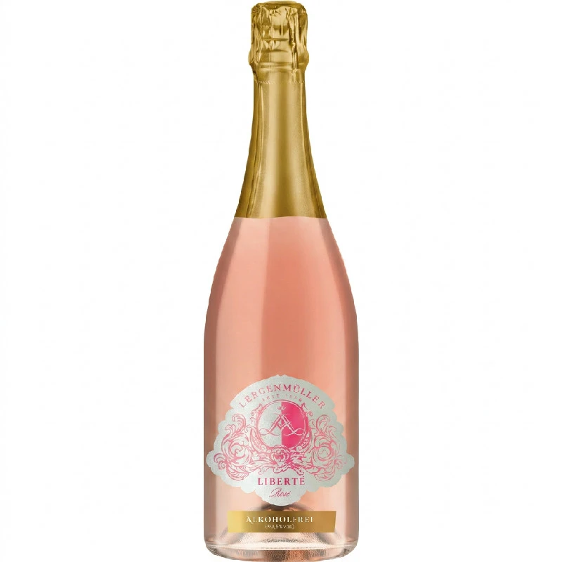 Liberté Rosé Sekt alkoholfrei 0,75 L – Lergenmüller 26457 by Lergenmüller color Svart