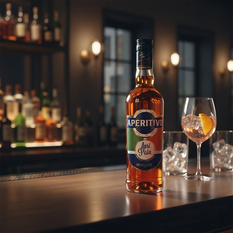 Aperitivo Spritz 15 % 0,70 L – Happy Times 26663 by Happy Times color Svart