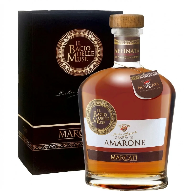 Grappa Amarone Il Bacio 40 % 0,70 L – Marcarti 26912 by Marcarti color Svart