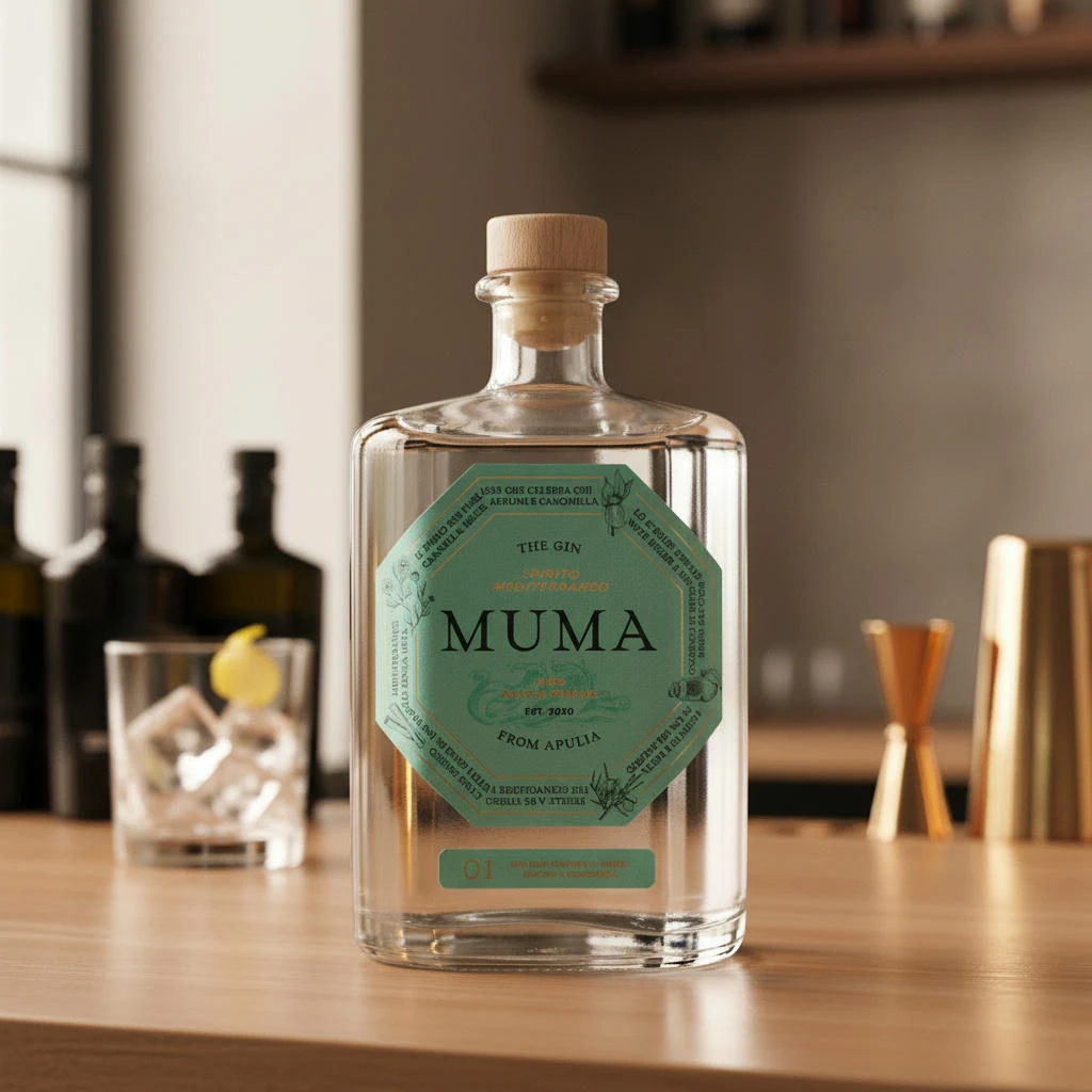 Gin con Acqua di Mare 41,8 % 0,50 L – Muma 26970 by Muma color Svart