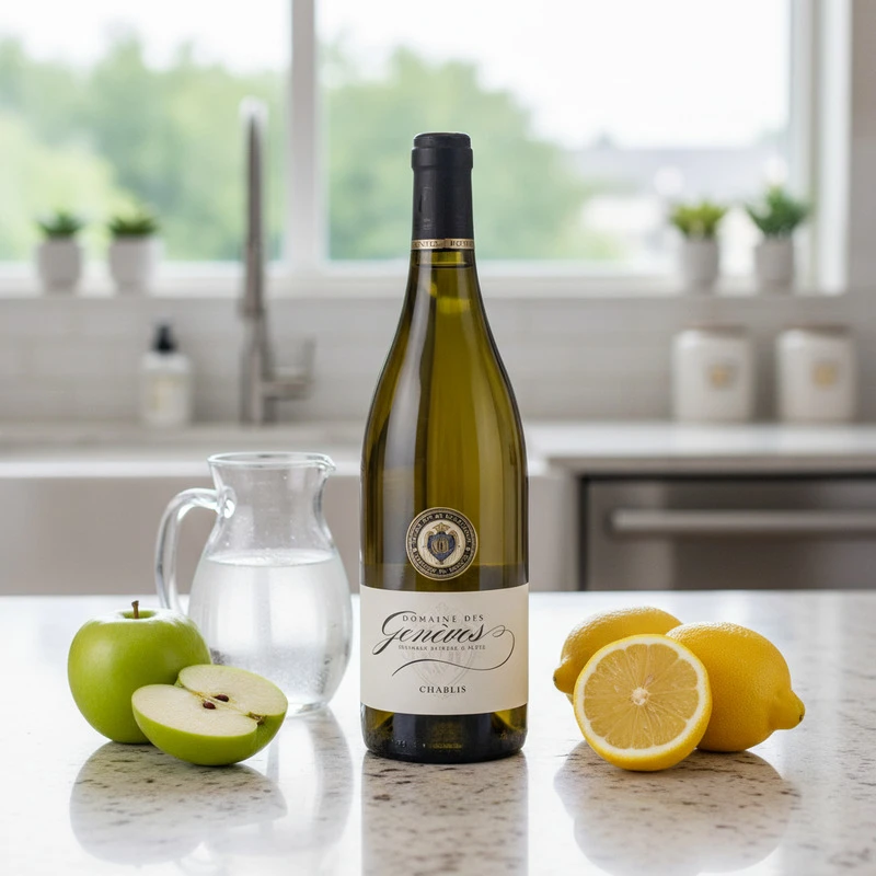 Chablis 2022 0,75 L – Domaine des Geneves 24012 by Domaine des Geneves color Svart
