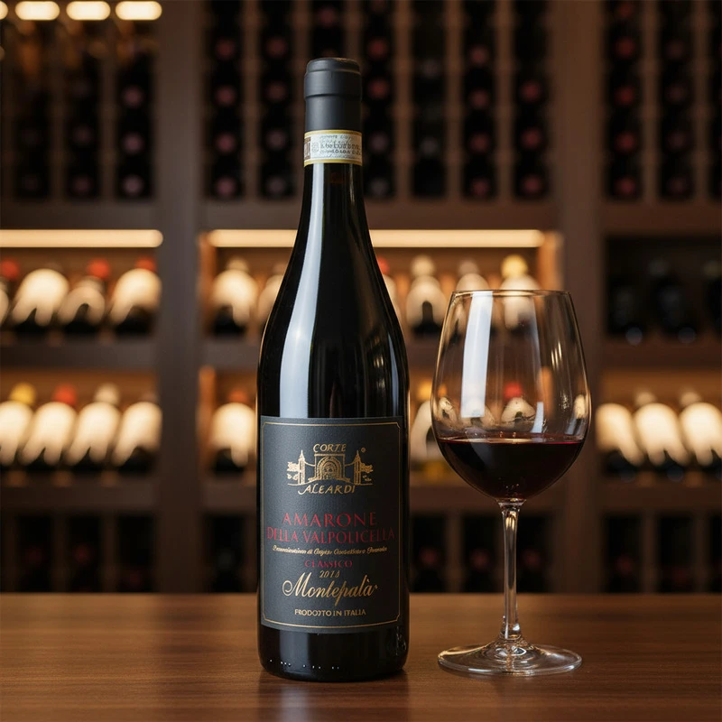 Amarone della Valpolicella Classico DOCG 0,75 L – Corte Aleardi 25297 by Corte Aleardi color Svart