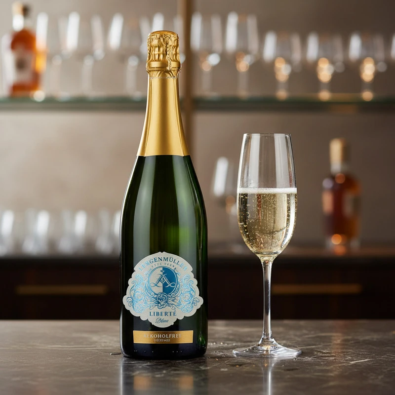 Liberté Blanc Sekt alkoholfrei 0,75 L – Lergenmüller 26456 by Lergenmüller color Svart