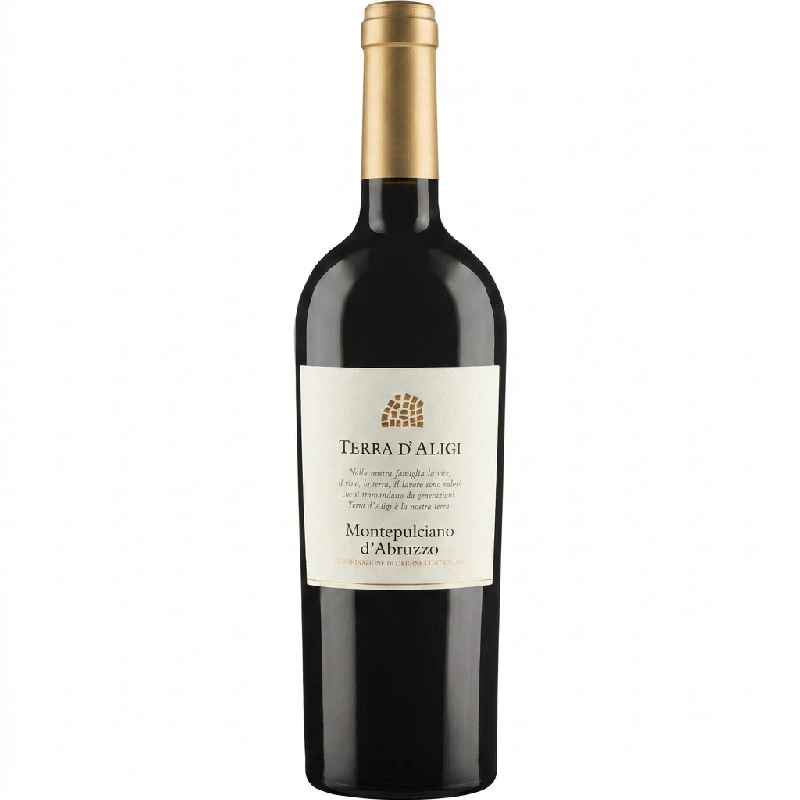 Montepulciano d’Abruzzo DOC 0,75 L – Terra d’Aligi 25021 by Terra d’Aligi color Svart