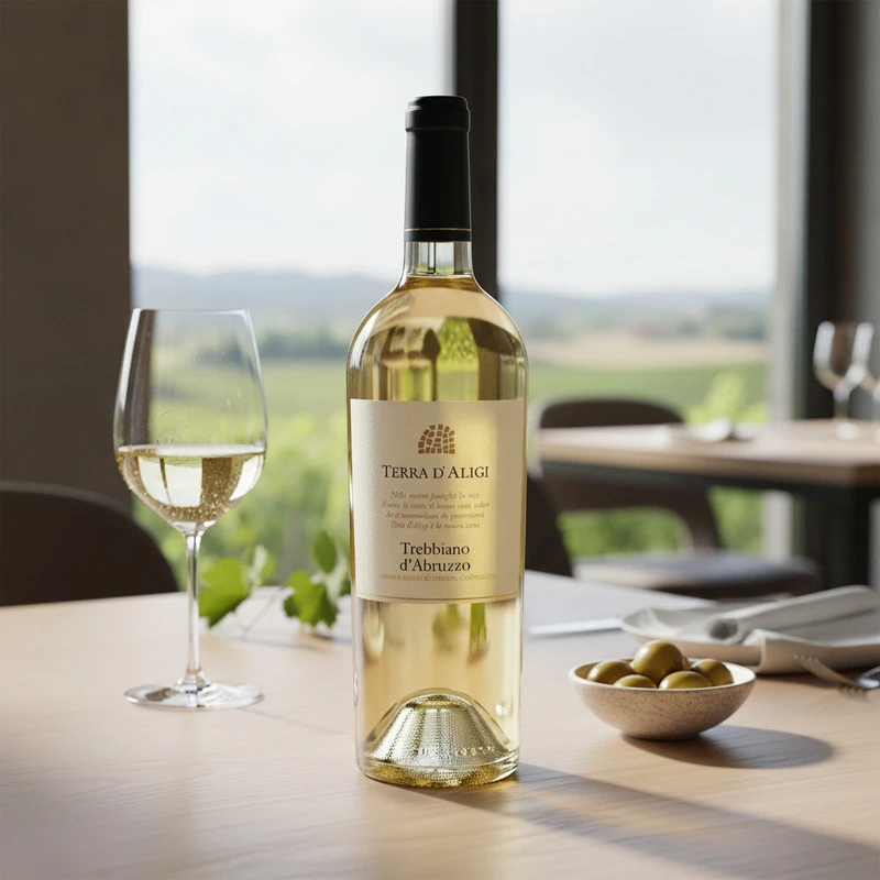 Trebbiano d’Abruzzo DOC 2023 0,75 L – Terra d’Aligi 25023 by Terra d’Aligi color Svart