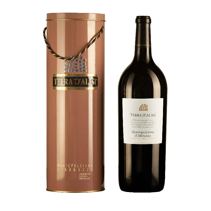 Montepulciano d’Abruzzo DOC 1,5 L Stahlrohr – Terra d’Aligi 25037 by Terra d’Aligi color Svart