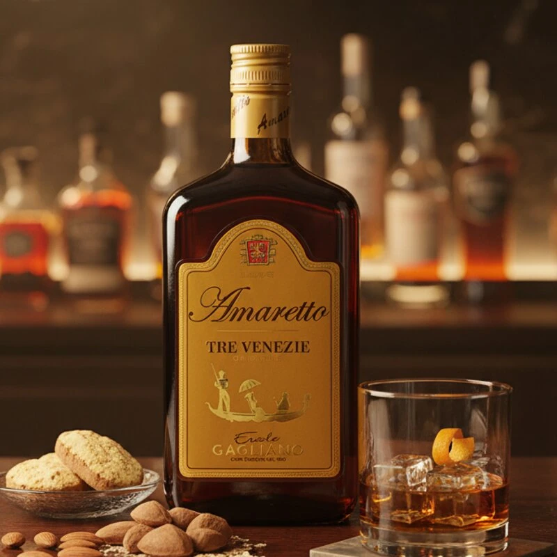 Amaretto 25 % 0,70 L – Gagliano 26661 by GAGLIANO color Svart