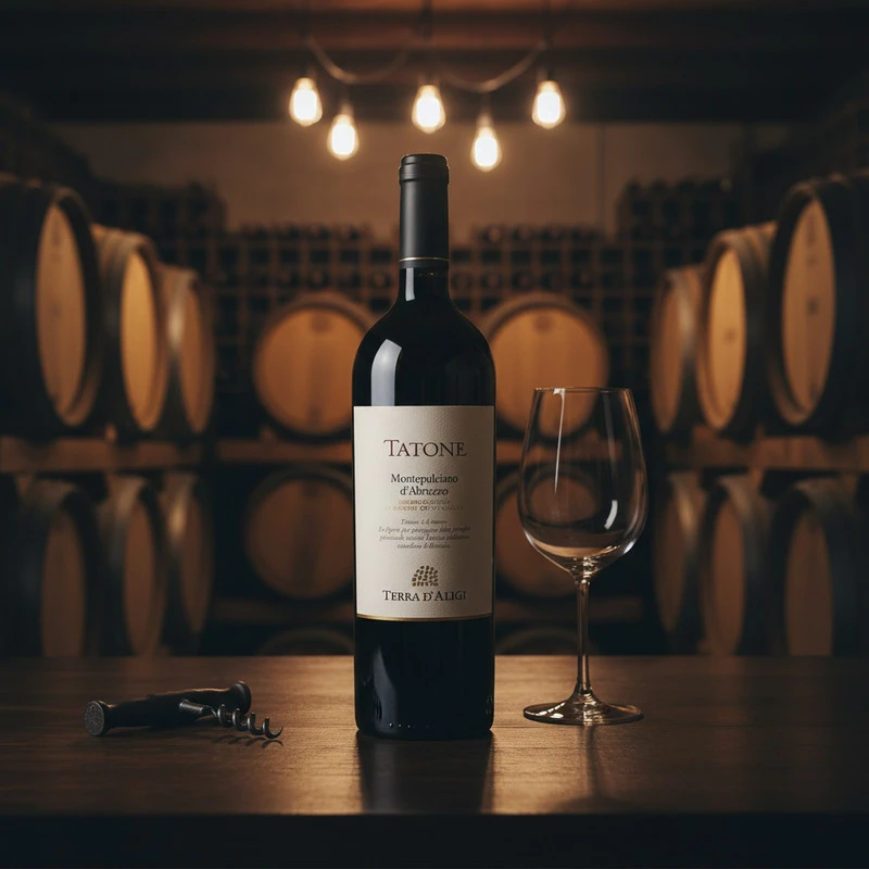 Tatone Montepulciano d’Abruzzo DOC 2019 0,75 L – Terra d’Aligi 25019 by Terra d’Aligi color Svart