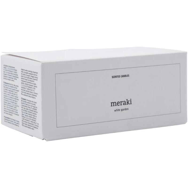 Meraki Duftkerzen, White garden, Weiß 2 Stk. 366650100 by Meraki color Vit