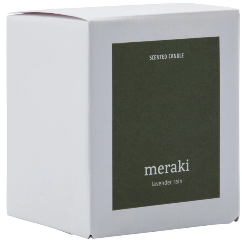 Meraki Duftkerze Lavender Rain, Grün Hoch 200 g 366650202 by Meraki color Grön