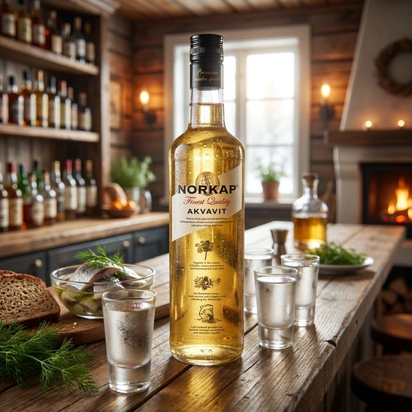 Norkap Akvavit FL 70 62001 by NORKAP color Svart