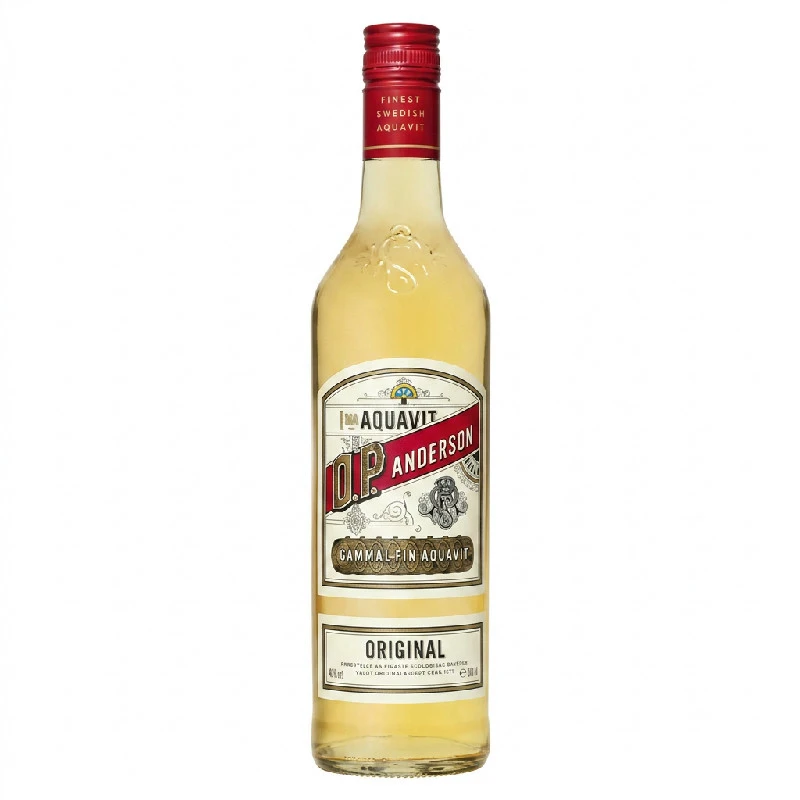 O.P. Anderson Original Aquavit, ØKO FL 70 62015 by OPANDERSON color Svart