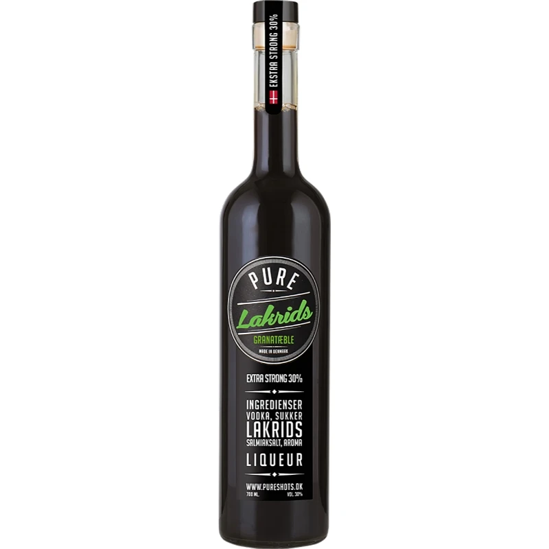 Reiner Lakritz Granatapfel Shot 30% FL 70 64244 by PURE color Svart