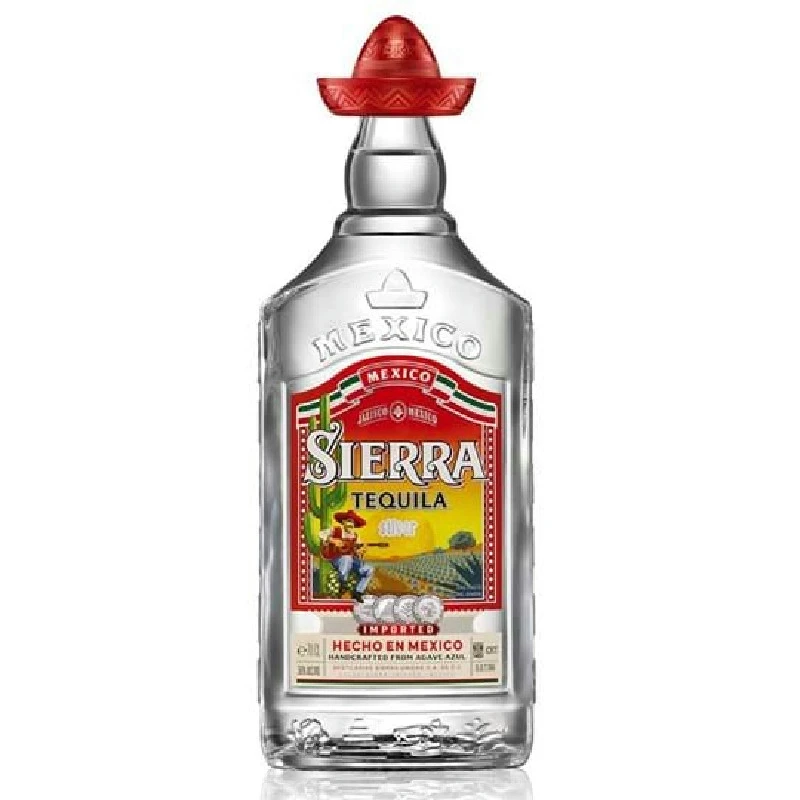 SIERRA Tequila Silver 70 cl 1005783 by SIERRA color Svart